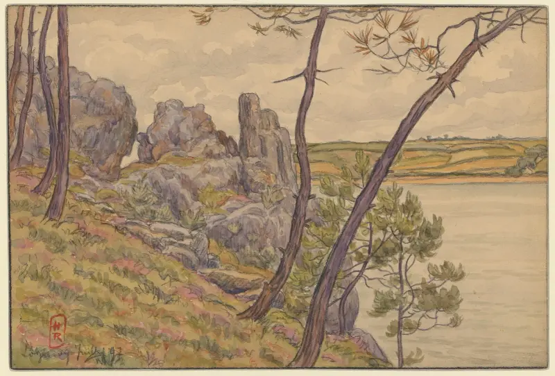 Loguivy, Landiris av Henri Rivière