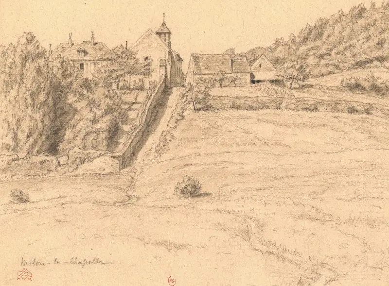 Milon-la-Chapelle av Henri Rivière