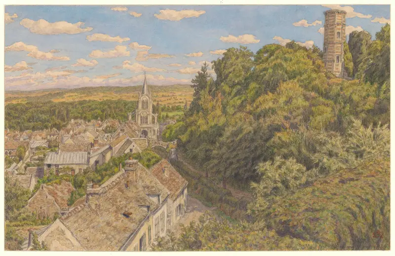 Montfort-l’Amaury av Henri Rivière