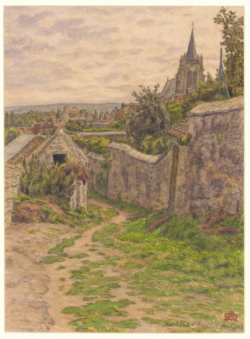 Montfort-l’Amaury av Henri Rivière