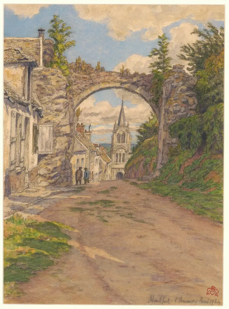 Montfort-l’Amaury av Henri Rivière