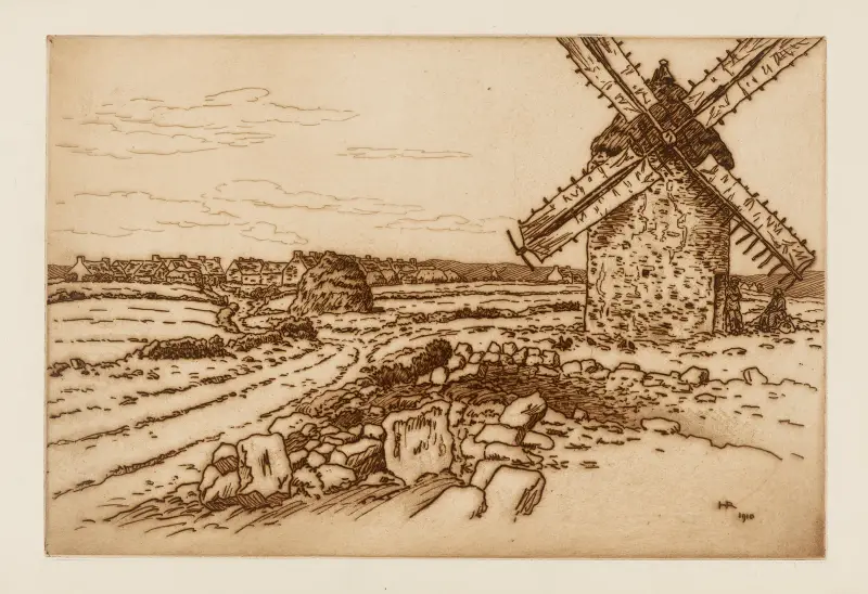 Moulin La Palue av Henri Rivière