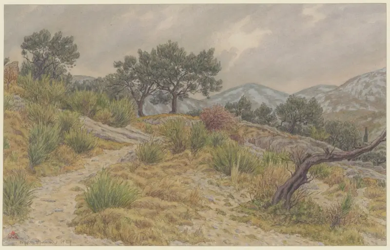 Nyons av Henri Rivière