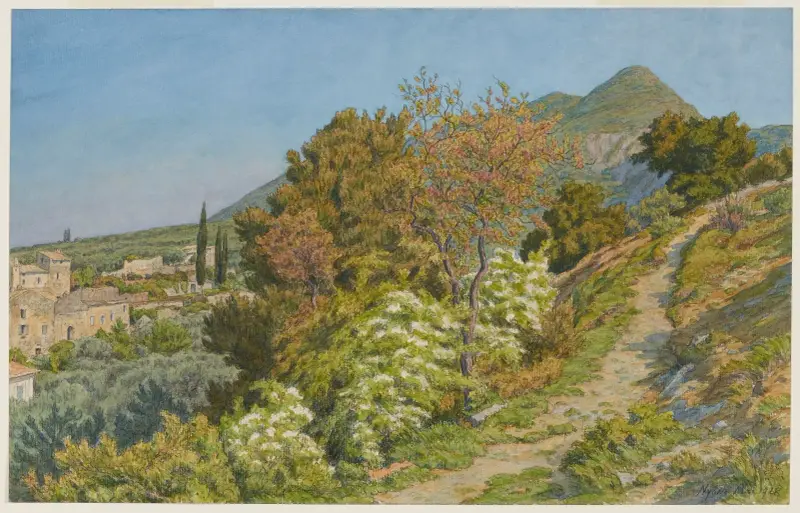 Nyons av Henri Rivière