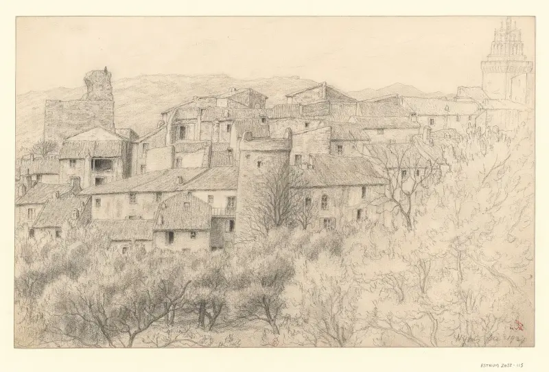 Nyons av Henri Rivière