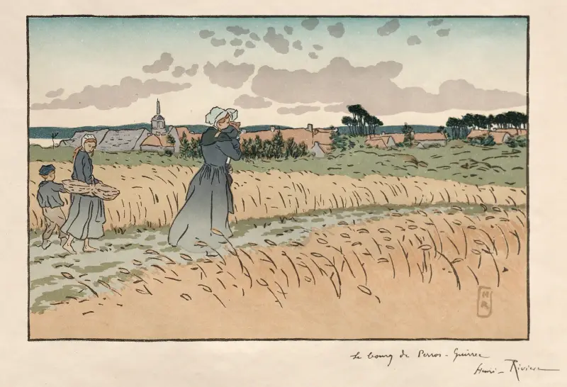 Parisiska landskap; Perros-Guirecs kommun av Henri Rivière