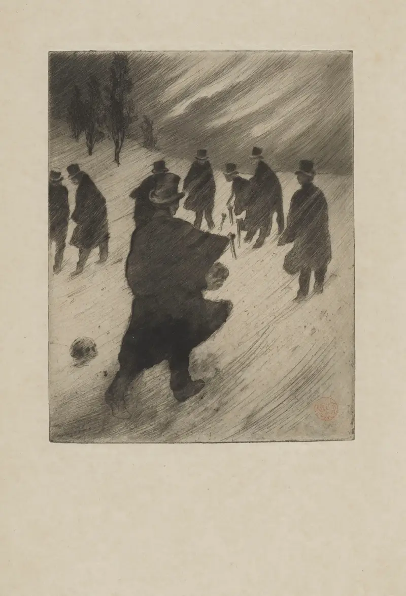 Begravningsfölje av Henri Rivière