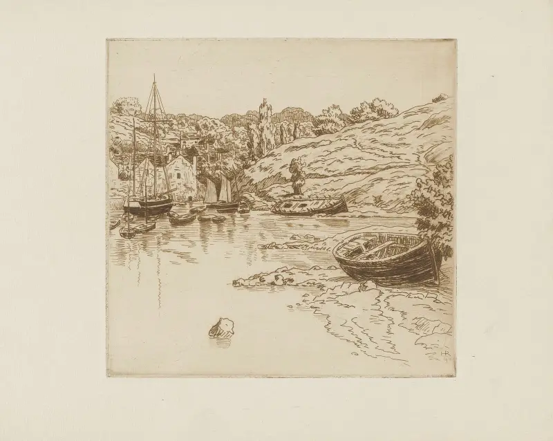 Pont Aven av Henri Rivière