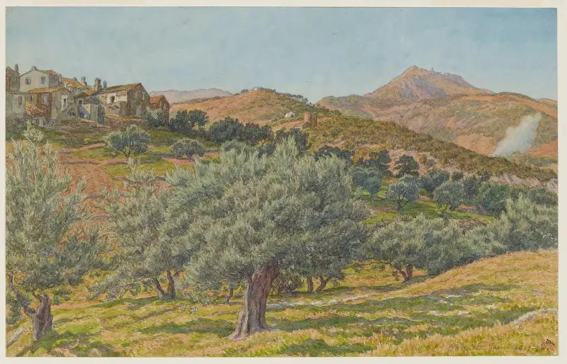 Puig del Mas. La Salette et Madeloc, Banyuls av Henri Rivière