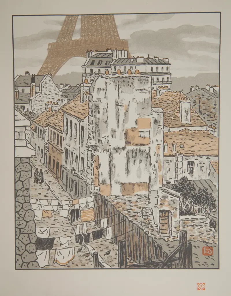 Rue Bethoven av Henri Rivière