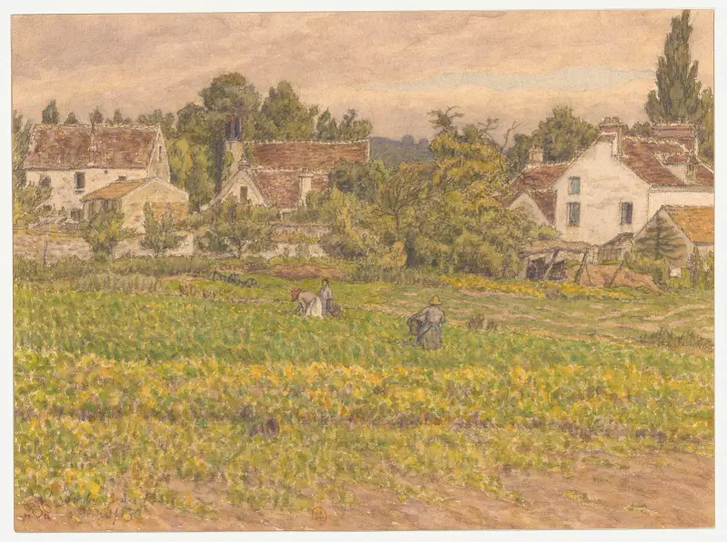 Saint-Lambert-des-Bois – dessin av Henri Rivière