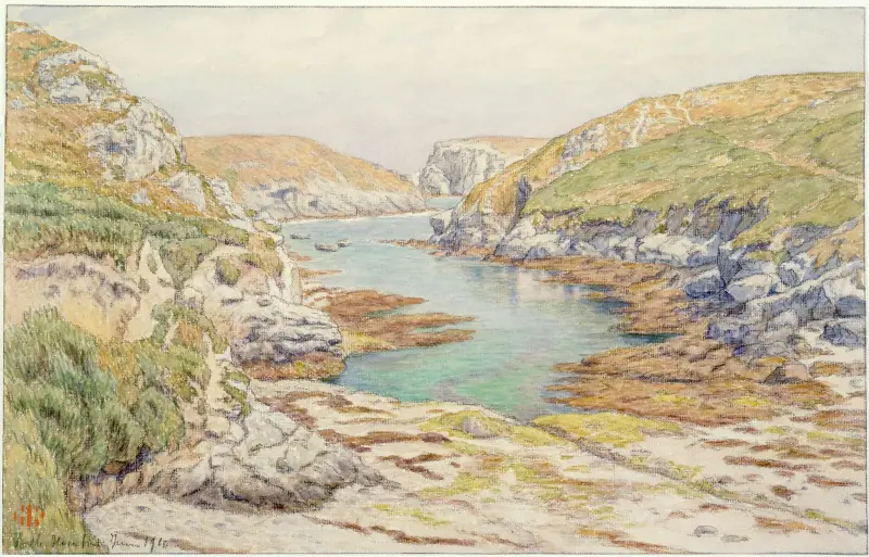 Sterhouen Stêr-Ouen. Belle-Isle-en-mer av Henri Rivière