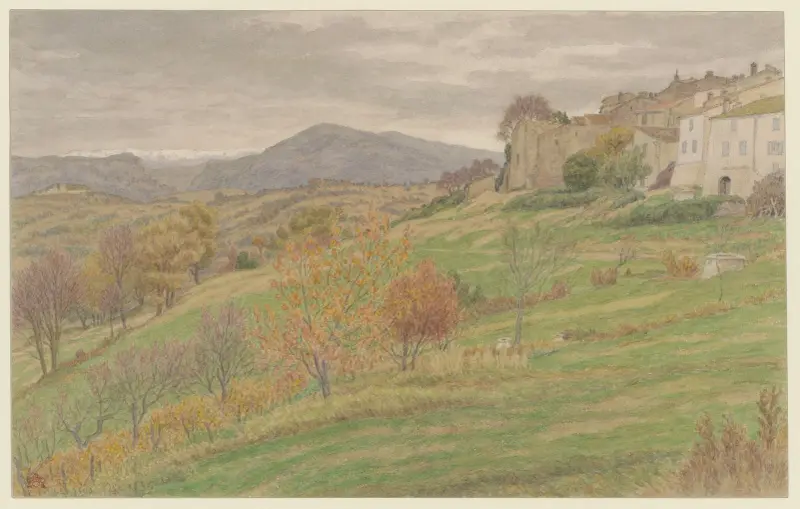 Gråväder i Mougins av Henri Rivière