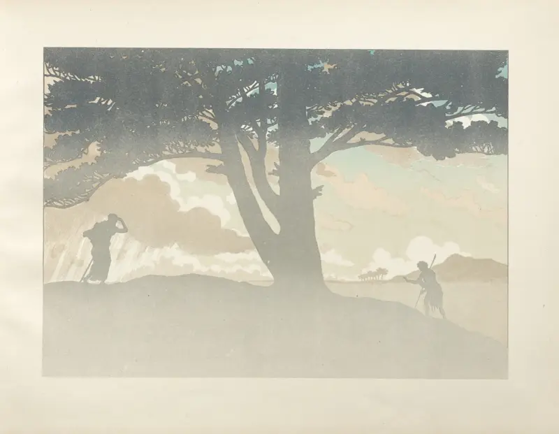Den förlorade sonen; sjätte tavlan av Henri Rivière