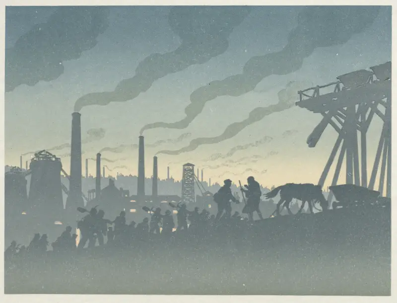 Den vandrande juden; Den moderna staden av Henri Rivière