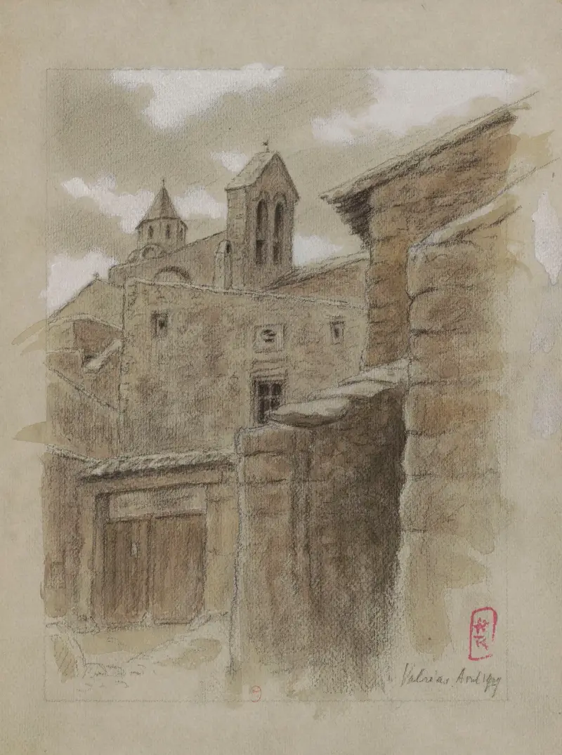 Valréas av Henri Rivière