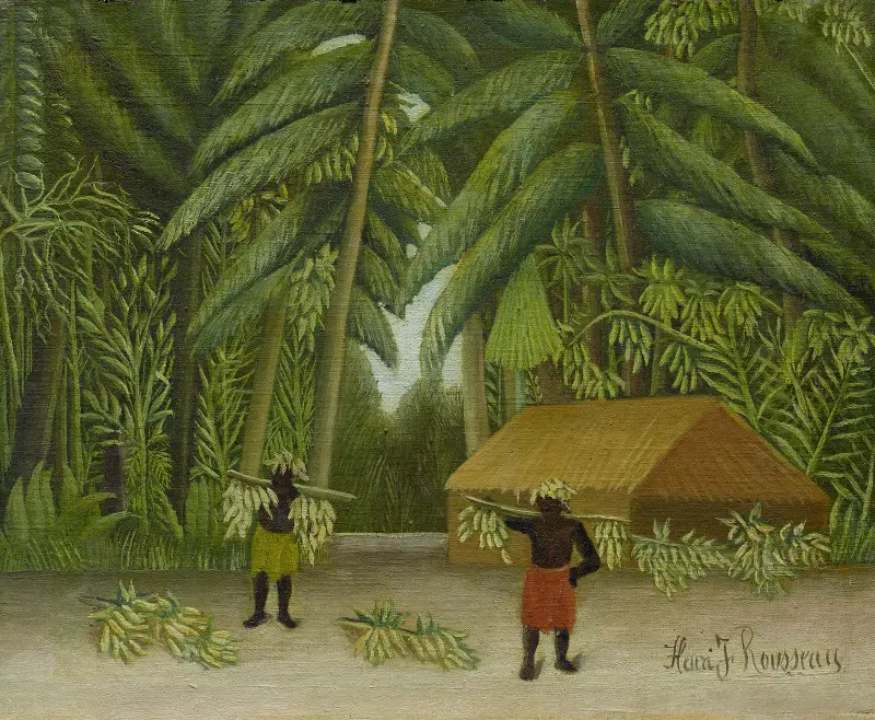 Banana Harvest av Henri Rousseau