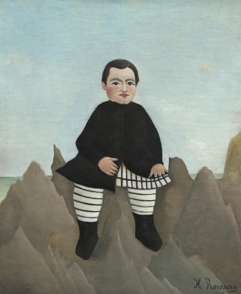 Chłopiec na skałach, Henri Rousseau