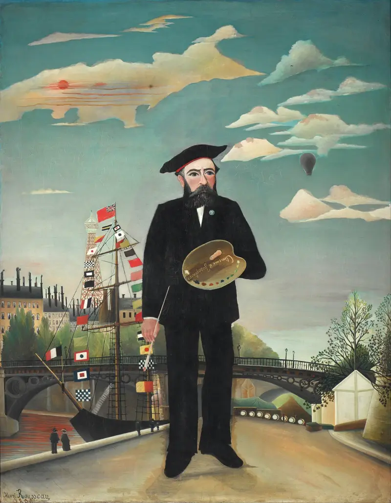 Autoportret – Krajobraz, Henri Rousseau