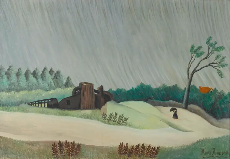 Un matin de pluie – nr 1 av Henri Rousseau