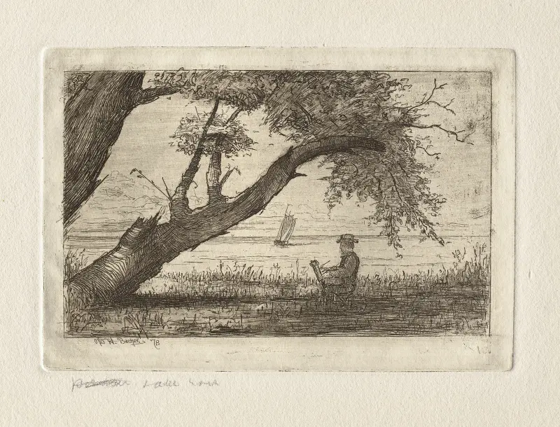 Lake Erie av Otto Henry Bacher