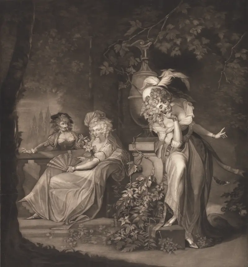 Beatrice, Hero och Ursula av Henry Fuseli