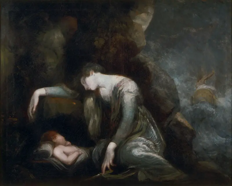 Danaë och Perseus på Seriphos av Henry Fuseli