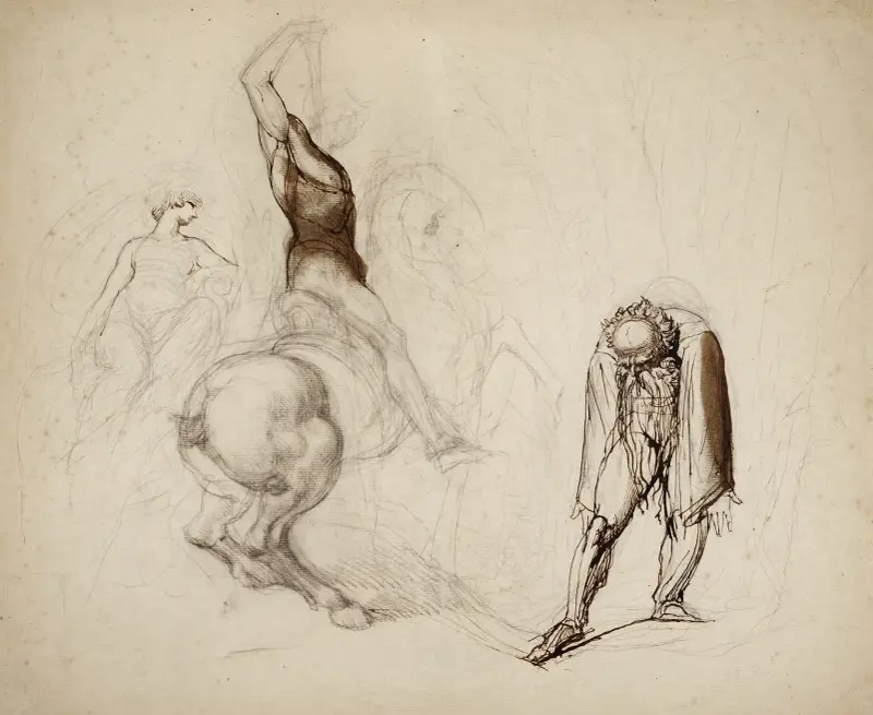Studie figur, Henry Fuseli