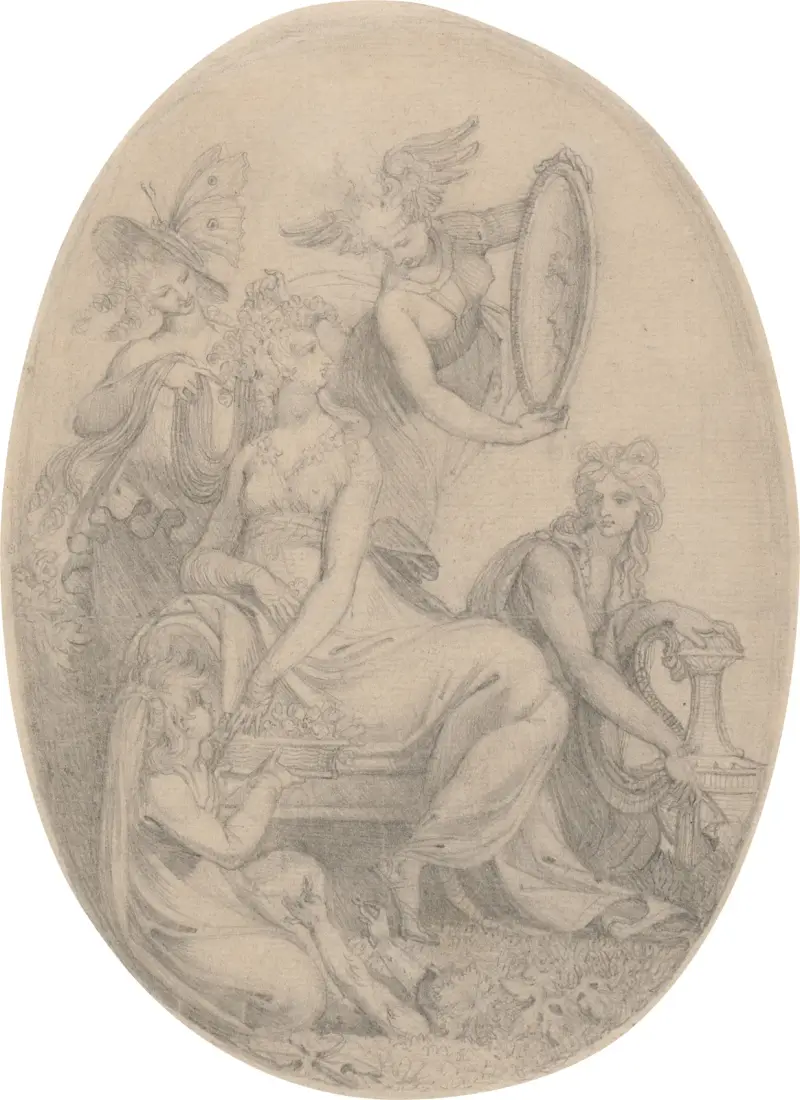 Flora Attired by the Elements av Henry Fuseli