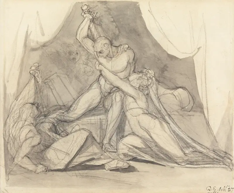 Percival friar Belisane från Urmas förtrollning av Henry Fuseli