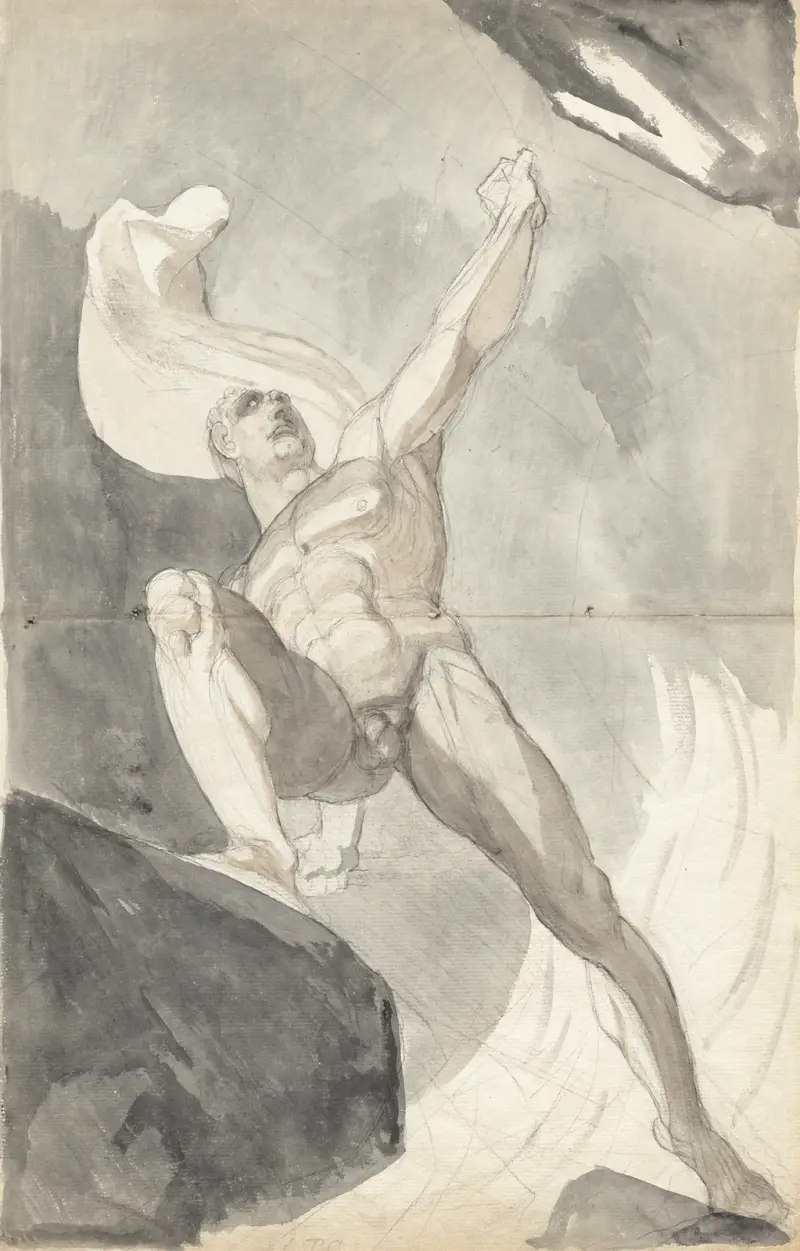 Satan trotsar himlens makter av Henry Fuseli