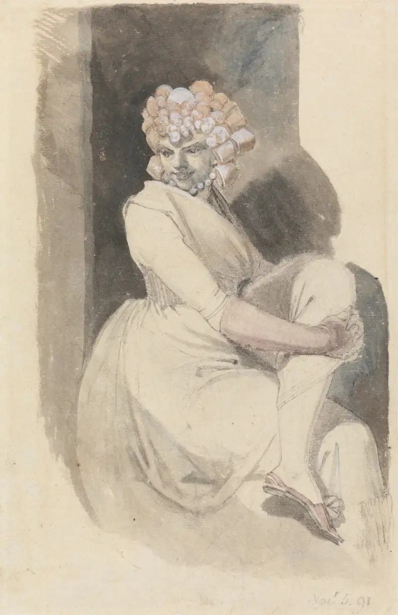 Studie av sittande kvinna av Henry Fuseli
