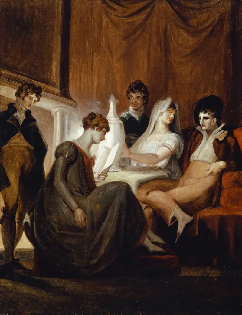 Tidningen på landet av Henry Fuseli
