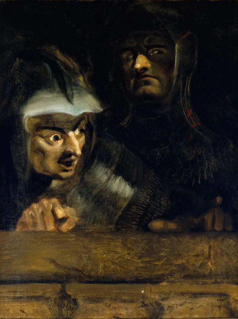 The two murderers of the Duke of Clarence av Henry Fuseli