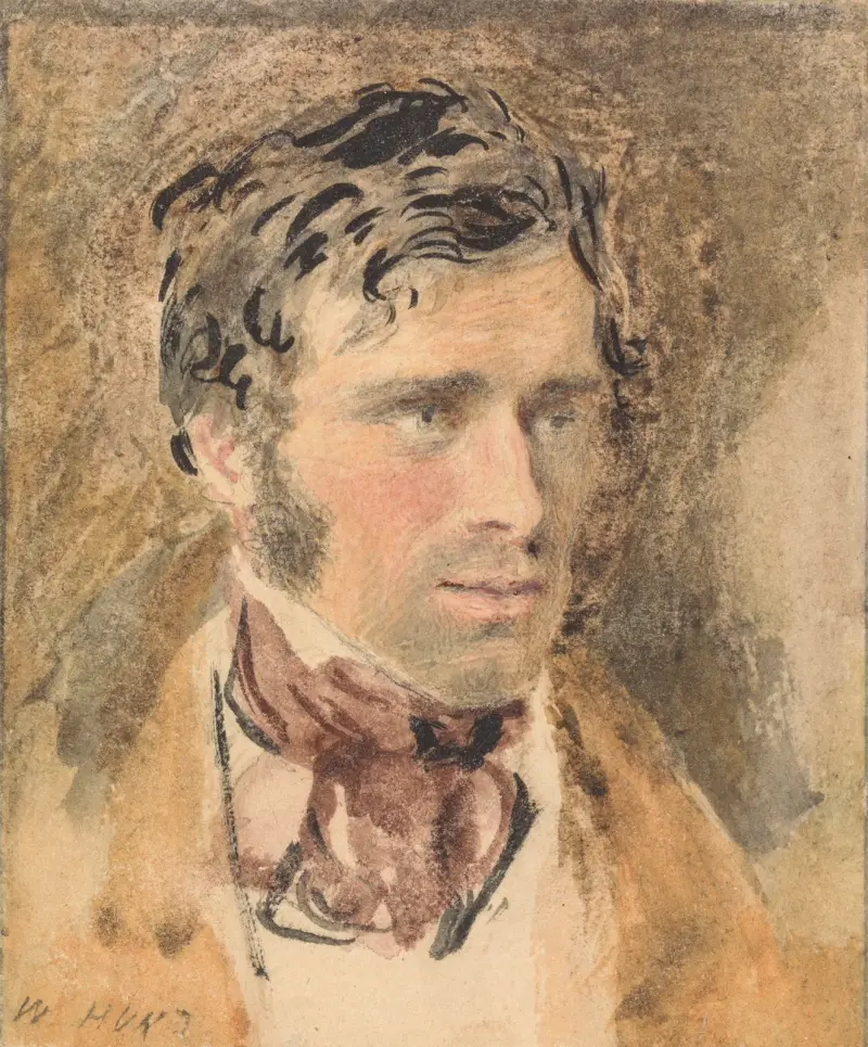 Portrait of a Man av William Henry Hunt