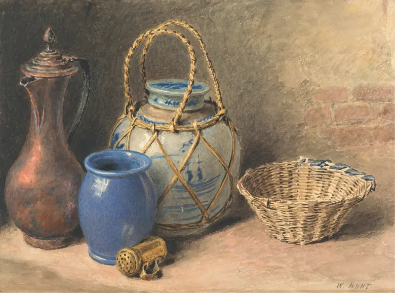 Still Life with a Ginger Jar av William Henry Hunt