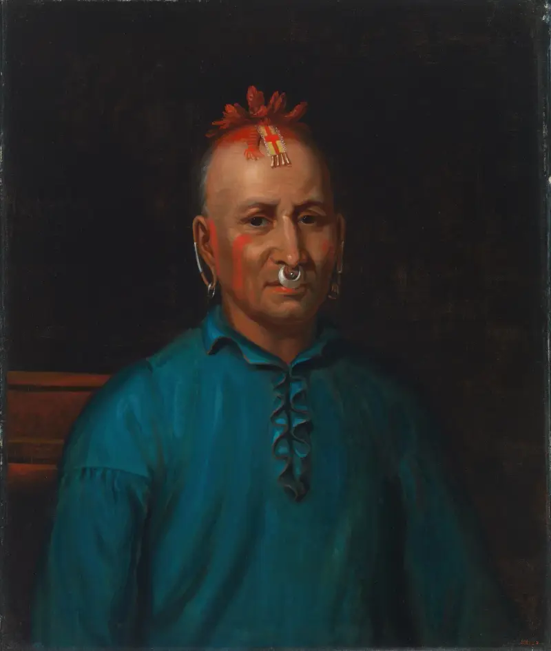 Kish-Kallo-Wa (Familie, Algonkin-Stamm der Shawnee) von Henry Inman