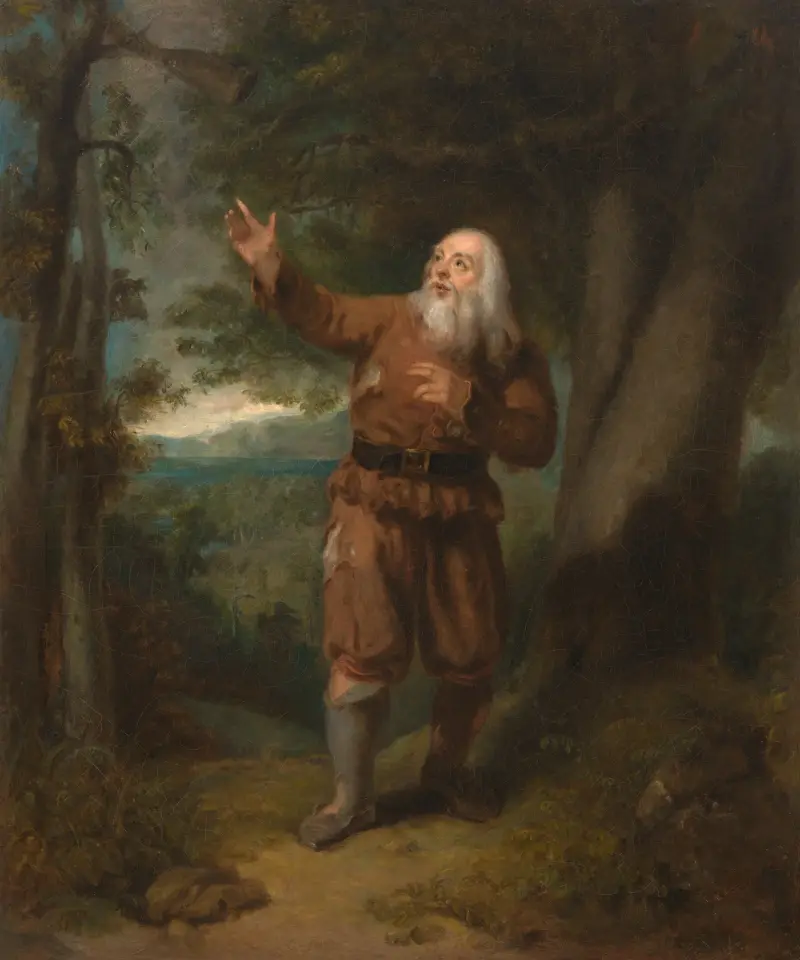 Mr. Hackett, in the Character of Rip Van Winkle av Henry Inman