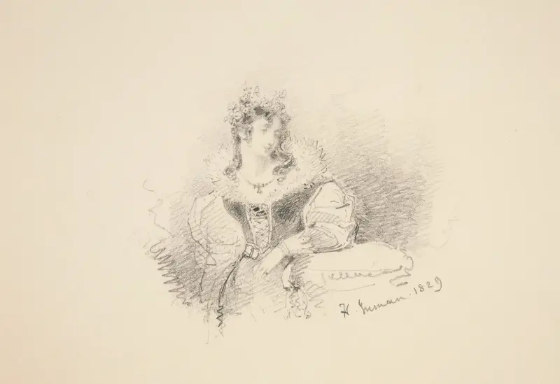 Portrait of a Woman av Henry Inman