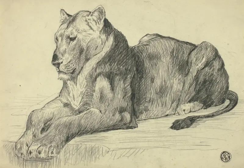 Lejonhona av Sir Edwin Henry Landseer