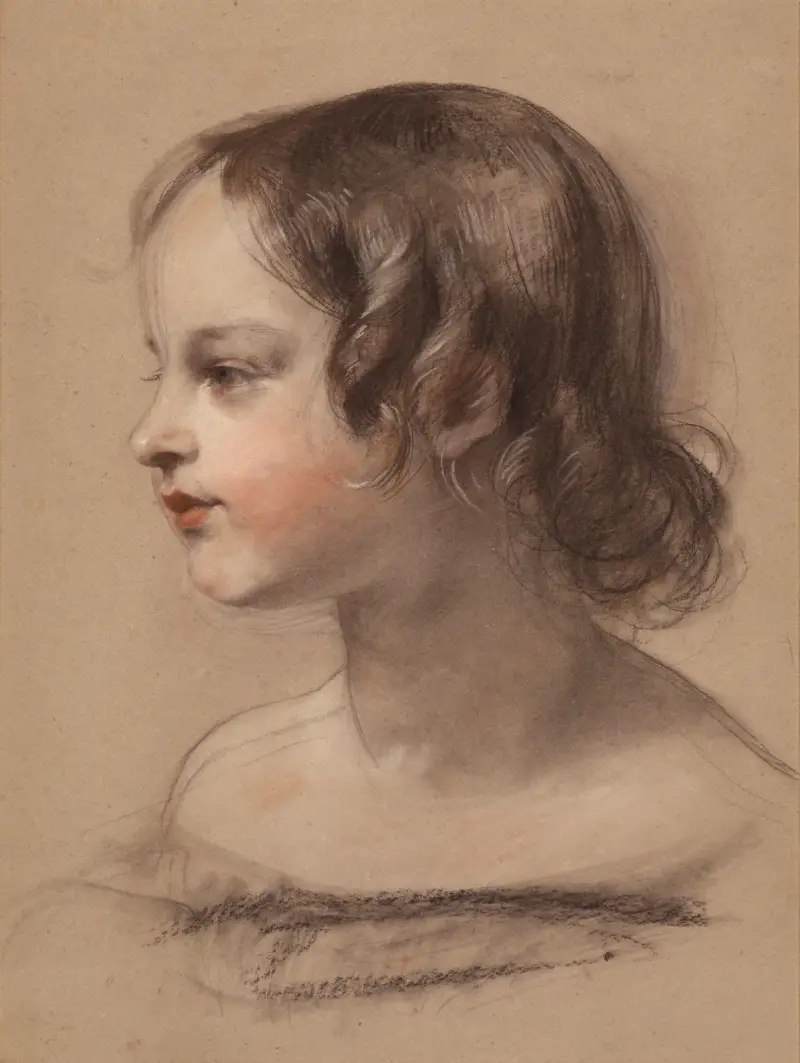 Porträt eines jungen Mädchens von Sir Edwin Henry Landseer
