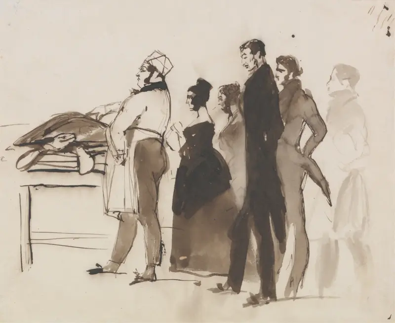 Sir Massey Storey tillagar sköldpaddan av Sir Edwin Henry Landseer