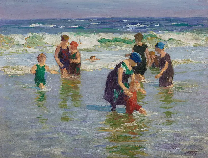 Badende von Edward Henry Potthast