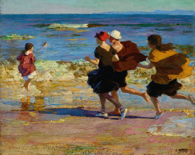 Na pláži – Nr. 1, Edward Henry Potthast