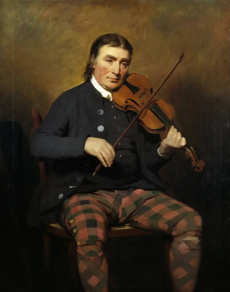 Niel Gow, 1727–1807. Houslista a skladatel, Sir Henry Raeburn