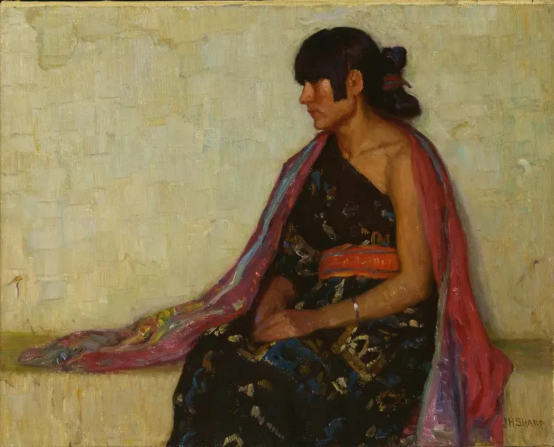 Crucita – Old Hopi Dress av Joseph Henry Sharp