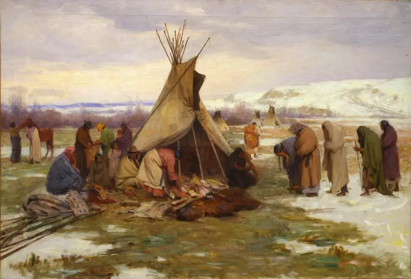 Dělení náčelníkova majetku, Joseph Henry Sharp