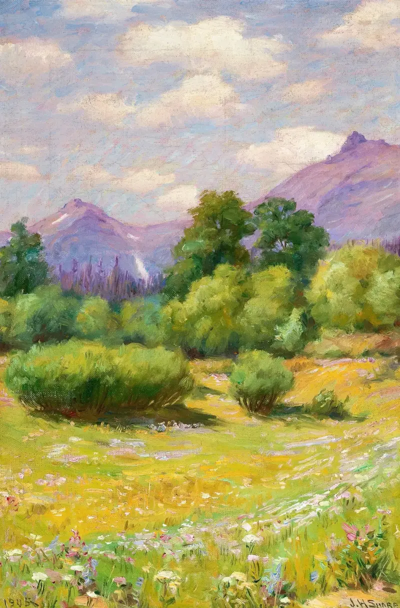 Landscape of Glacier Joseph Henry av Joseph Henry Sharp