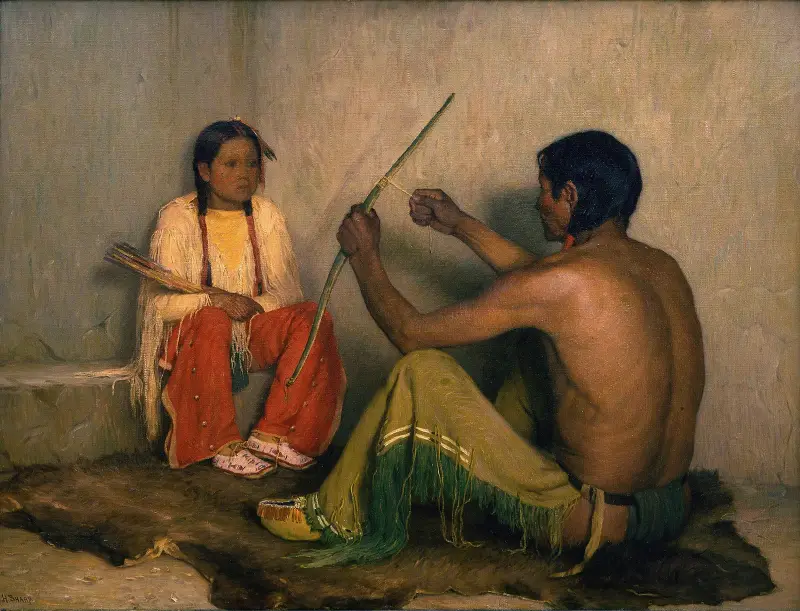 Přerušený luk, Joseph Henry Sharp