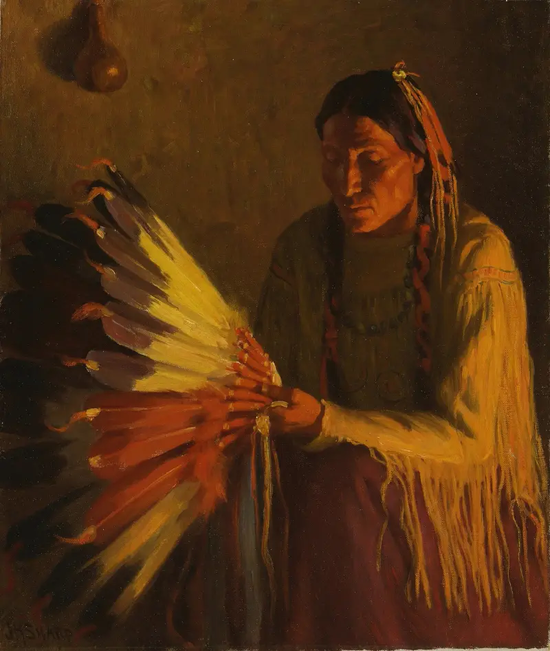 Wojenne pióropusz, Joseph Henry Sharp